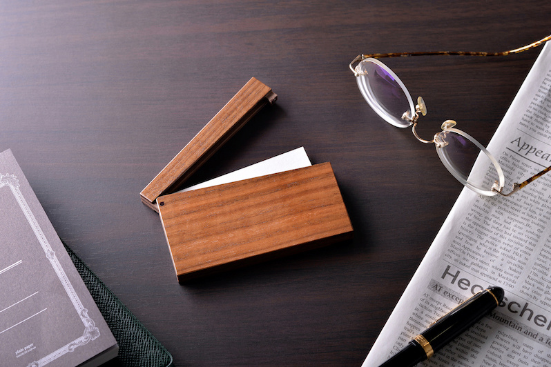 RoyalWood 名刺入れ Zippo型 ウォールナット